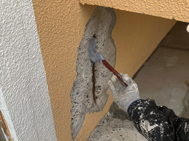 錆止め作業